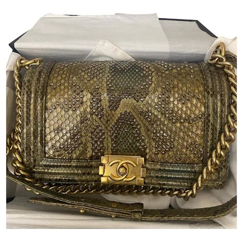 chanel boy bag exotic akin|chanel bags for boys.